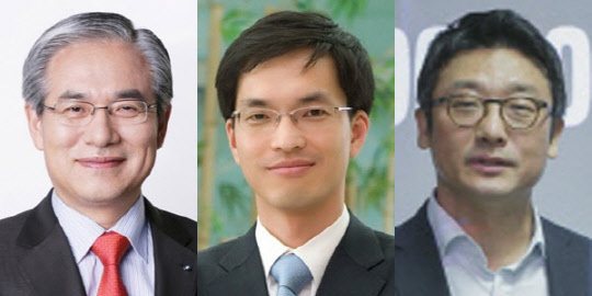 김효준 BMW코리아 회장(왼쪽부터), 허성중 한국닛산 대표, 이윤모 볼보자동차코리아 대표.